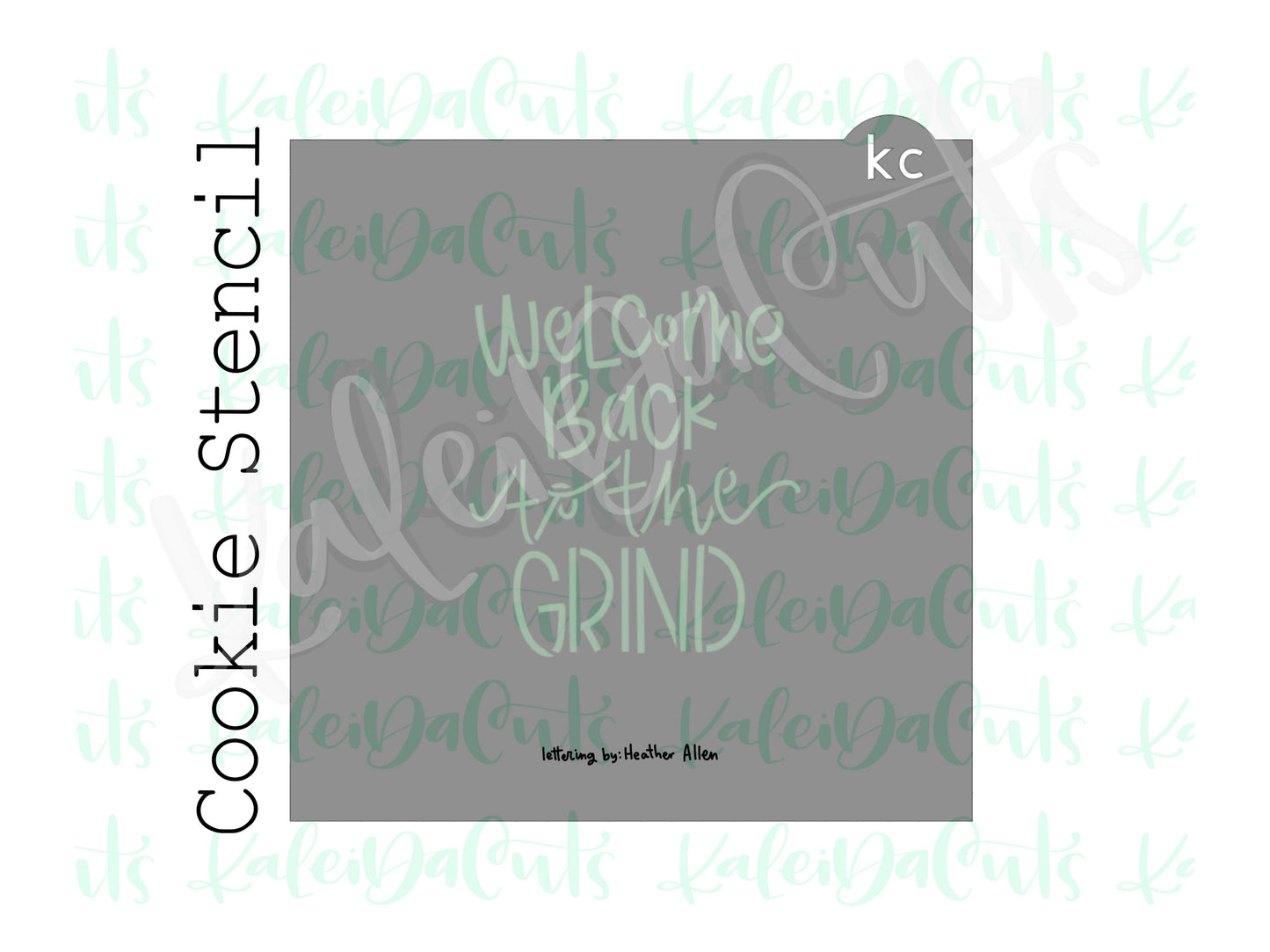 BYO Coffee Back to the Grind Stencil