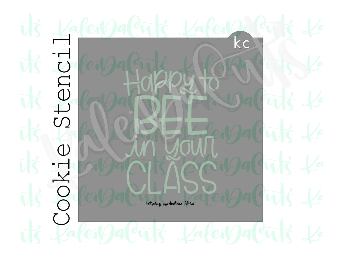 Happy to Bee Stencil