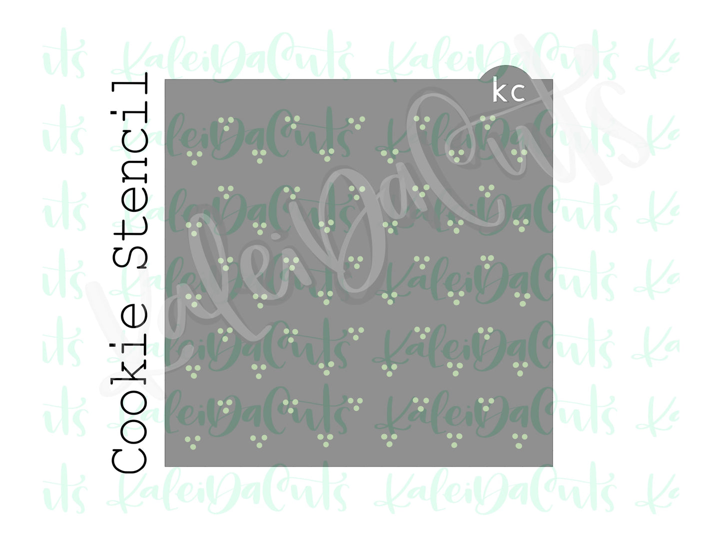 Dainty Triple Dot Stencil