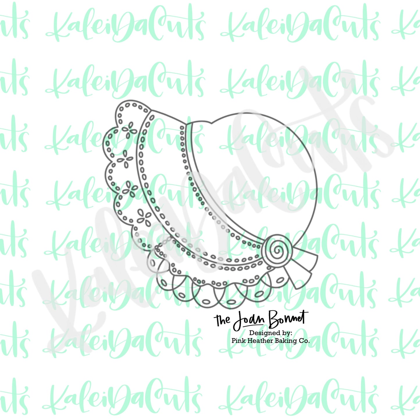 Vintage "Joan" Bonnet Cookie Cutter