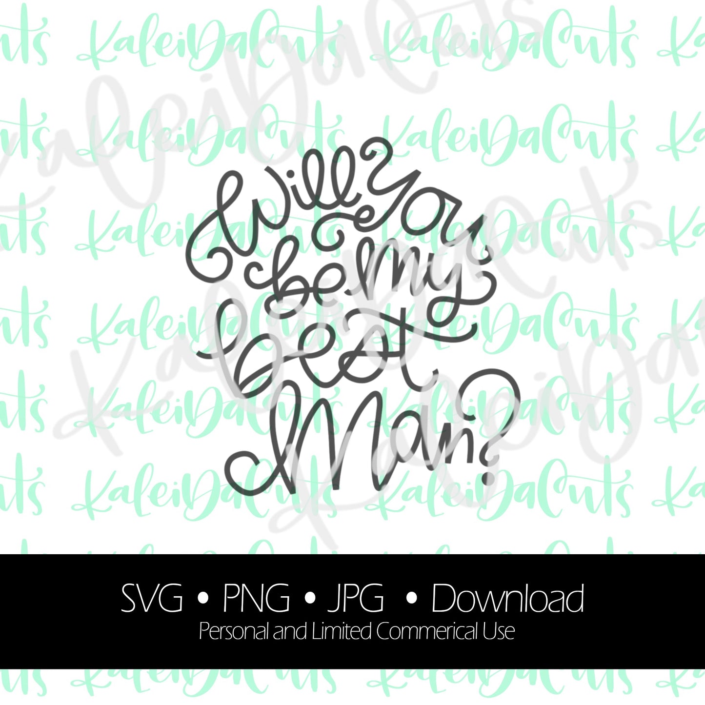 Will You Be My Best Man Digital Download.