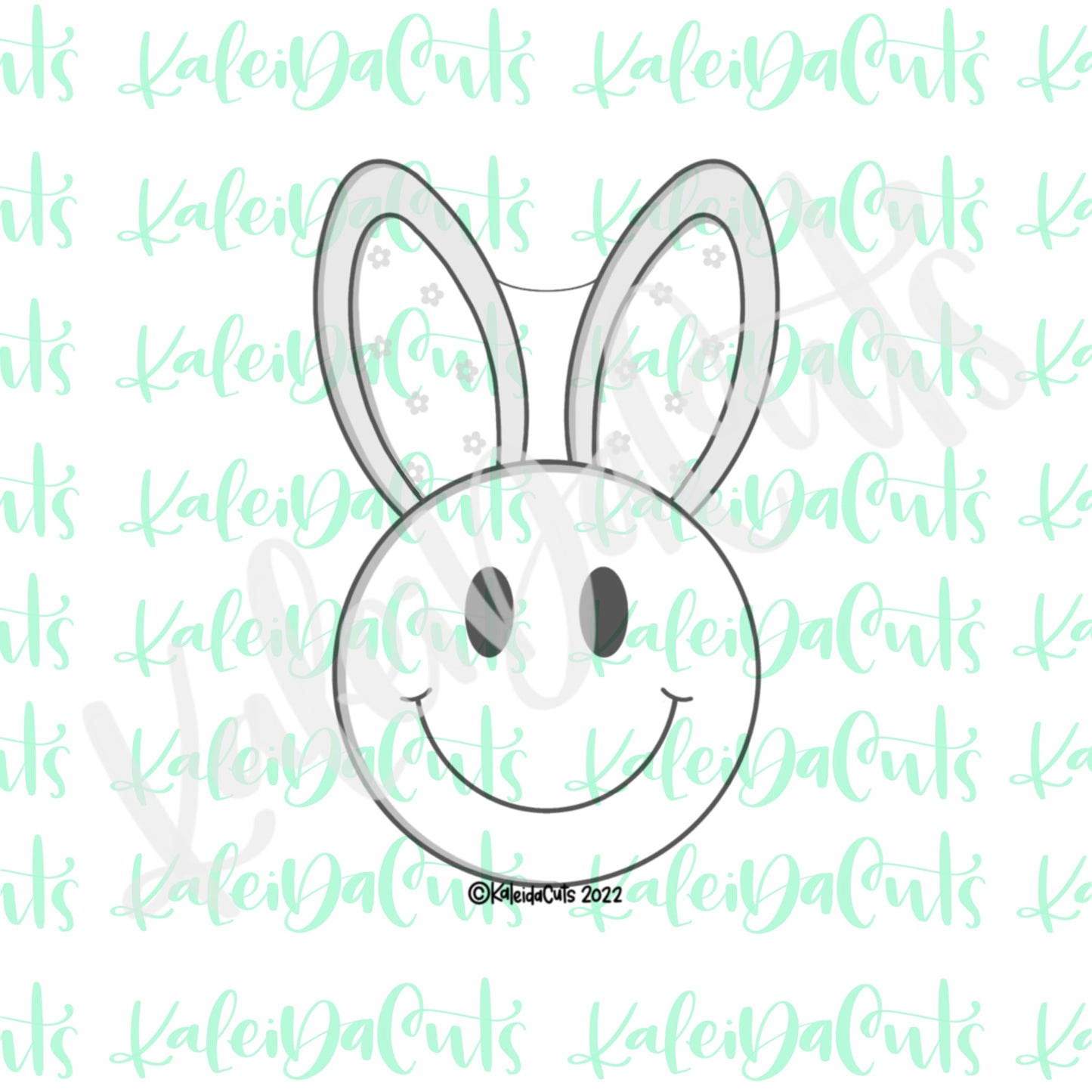 Smiley Face Bunny Cookie Cutter
