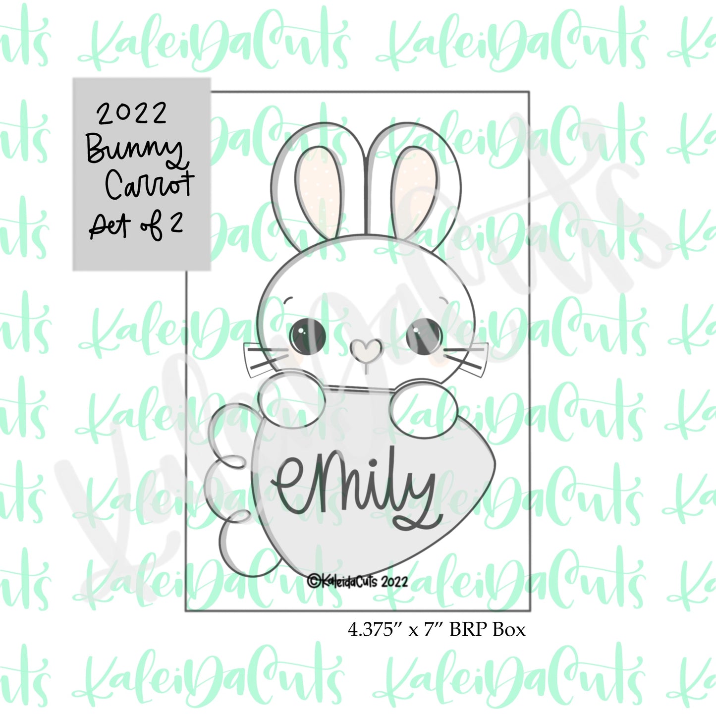 2022 Bunny Carrot Set of 2 Cookie Cutters