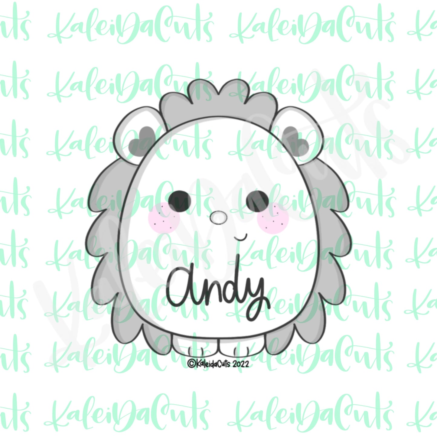 Valentine Hedgehog Cookie Cutter