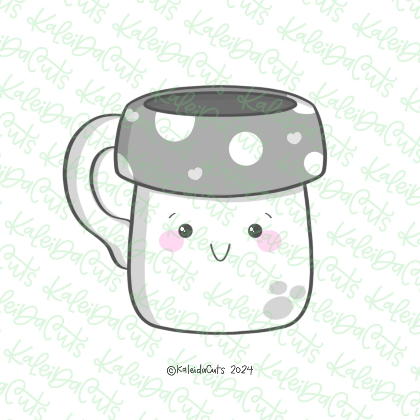 Mushroom Coffee Mug Cookie Cutter