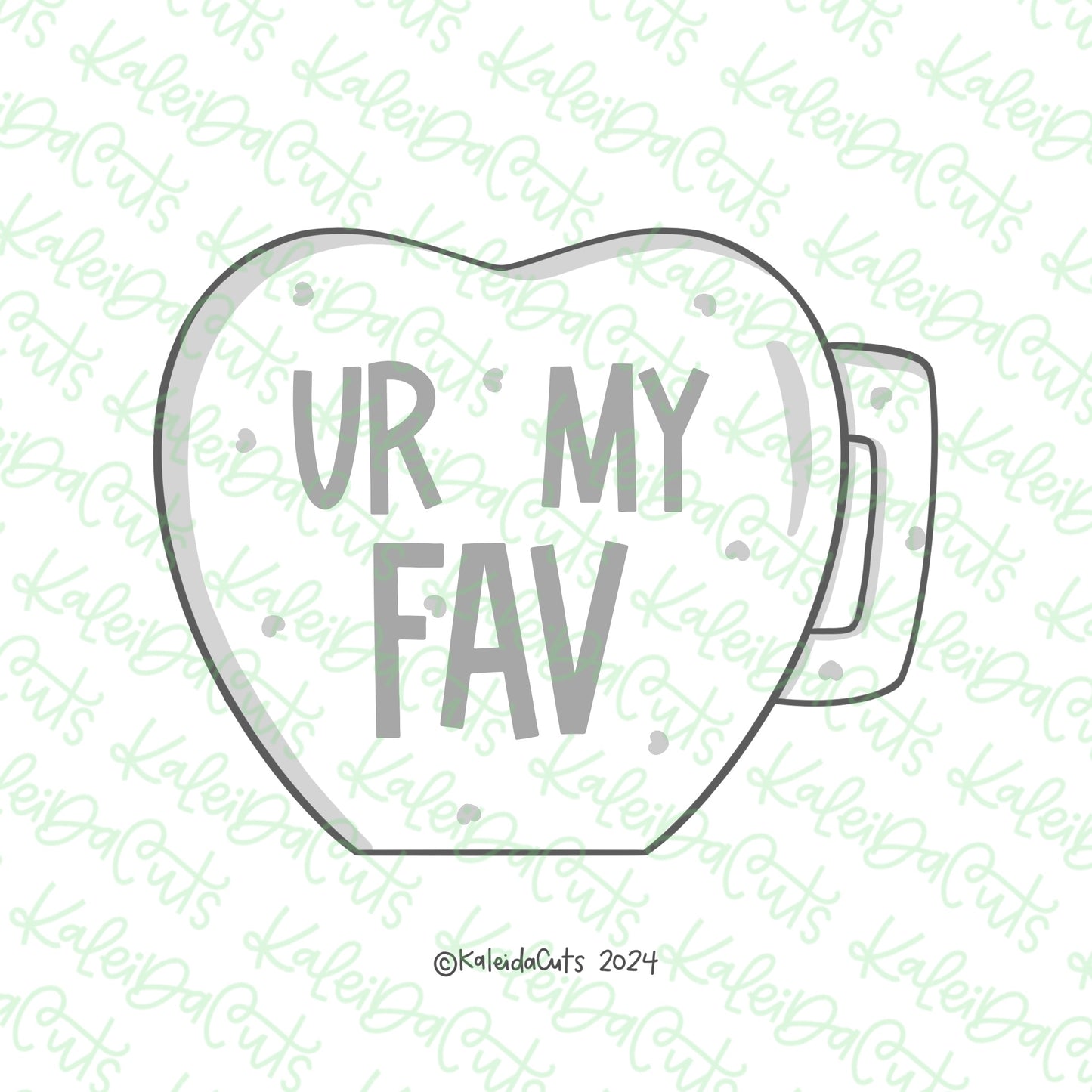 Heart Shaped Mug Cookie Cutter