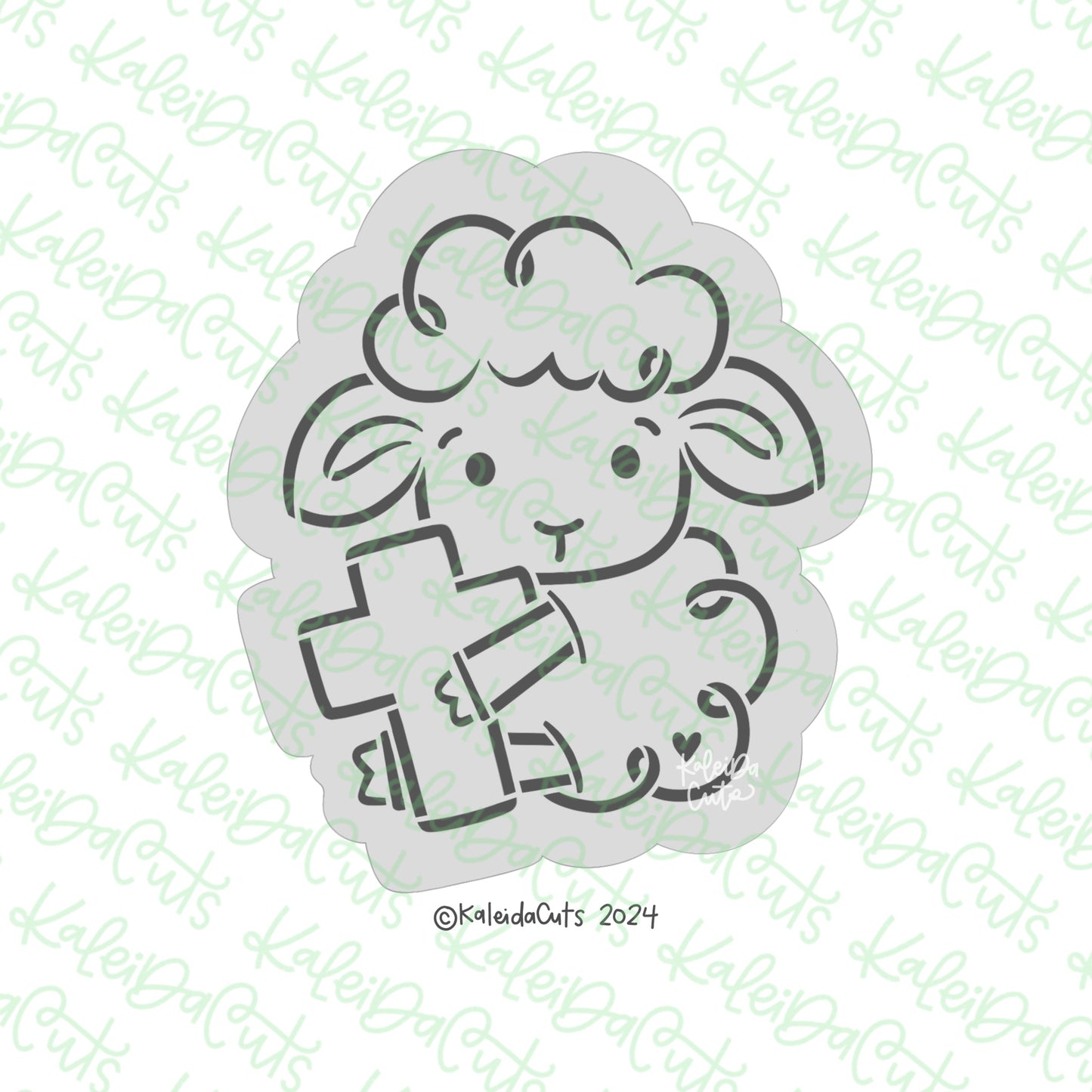 PYO Lamb Cross Cookie Cutter