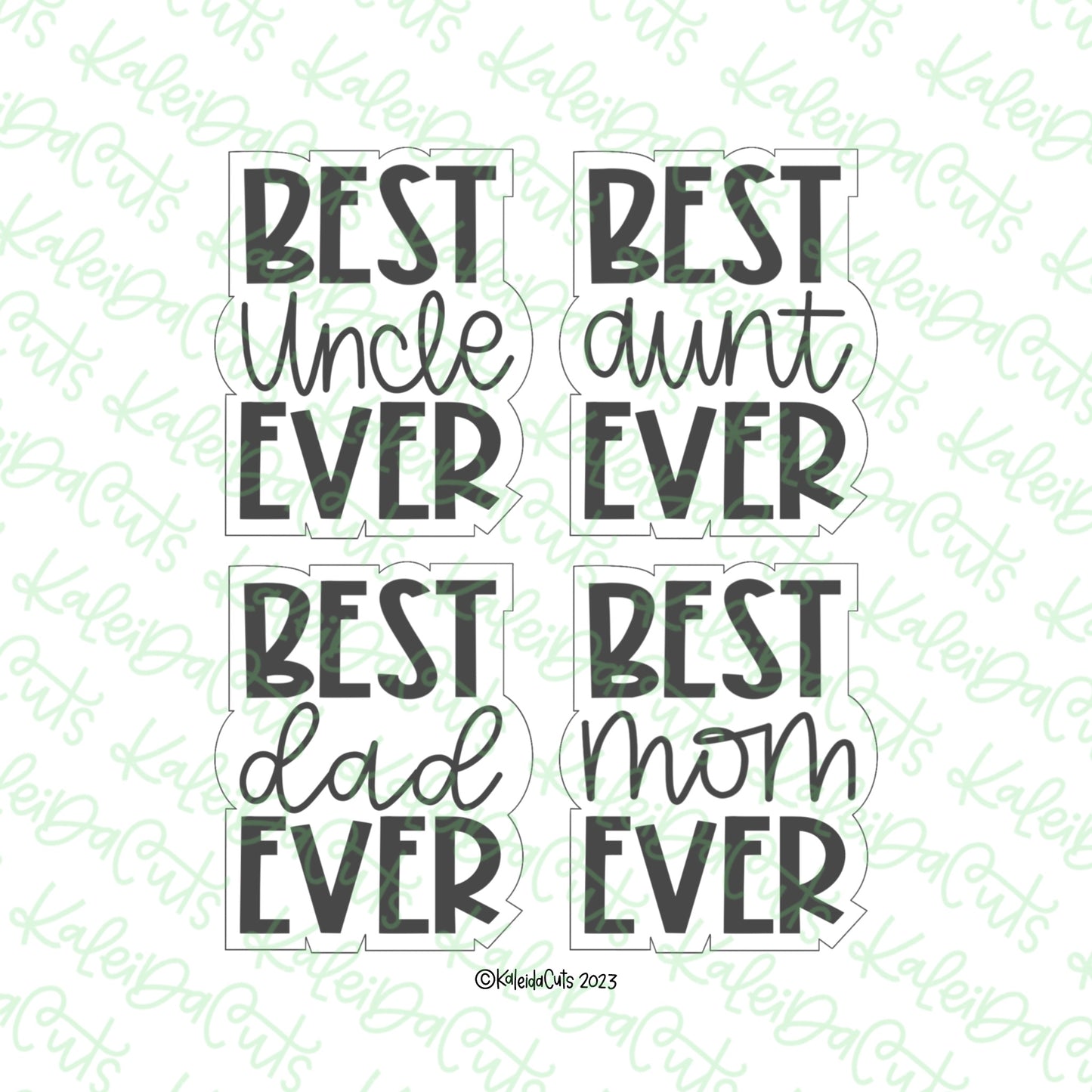 Best Ever Plaque Cookie Cutter