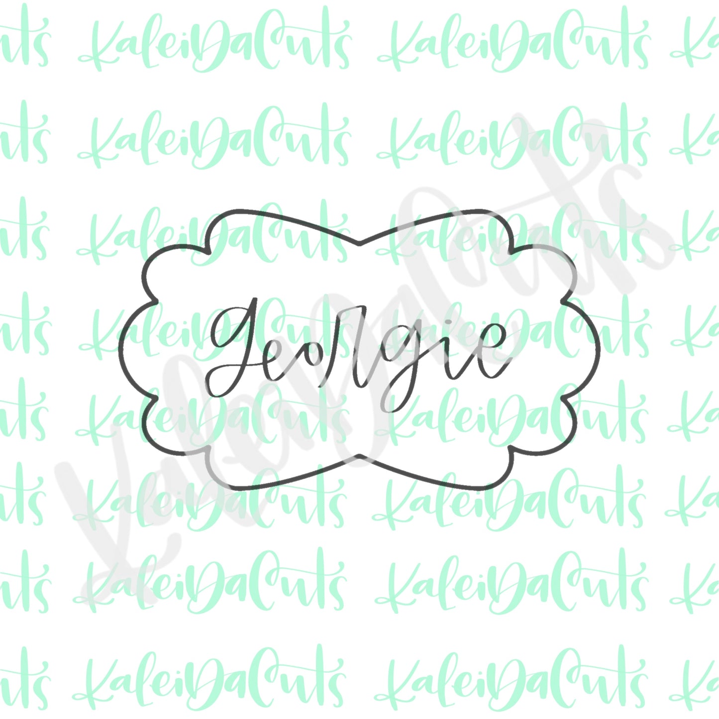 Georgie Plaque Cookie Cutter