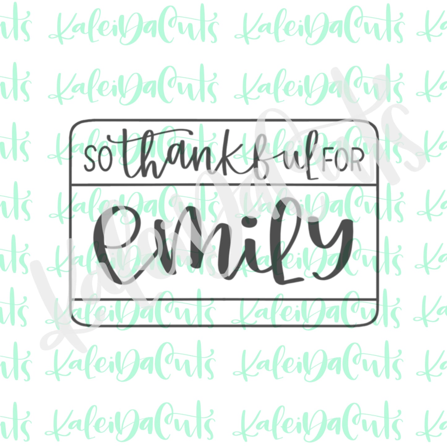 Rounded Rectangle Cookie Cutter