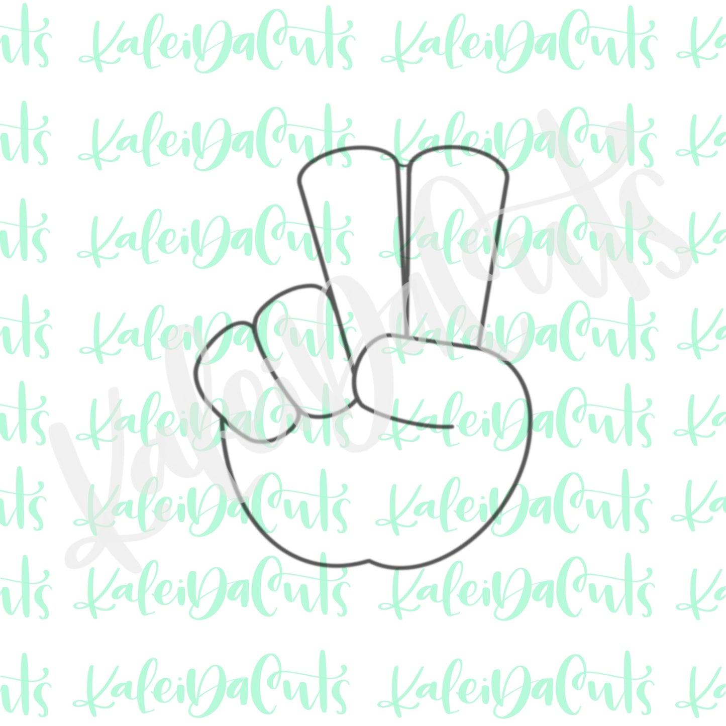 Peace Sign Cookie Cutter