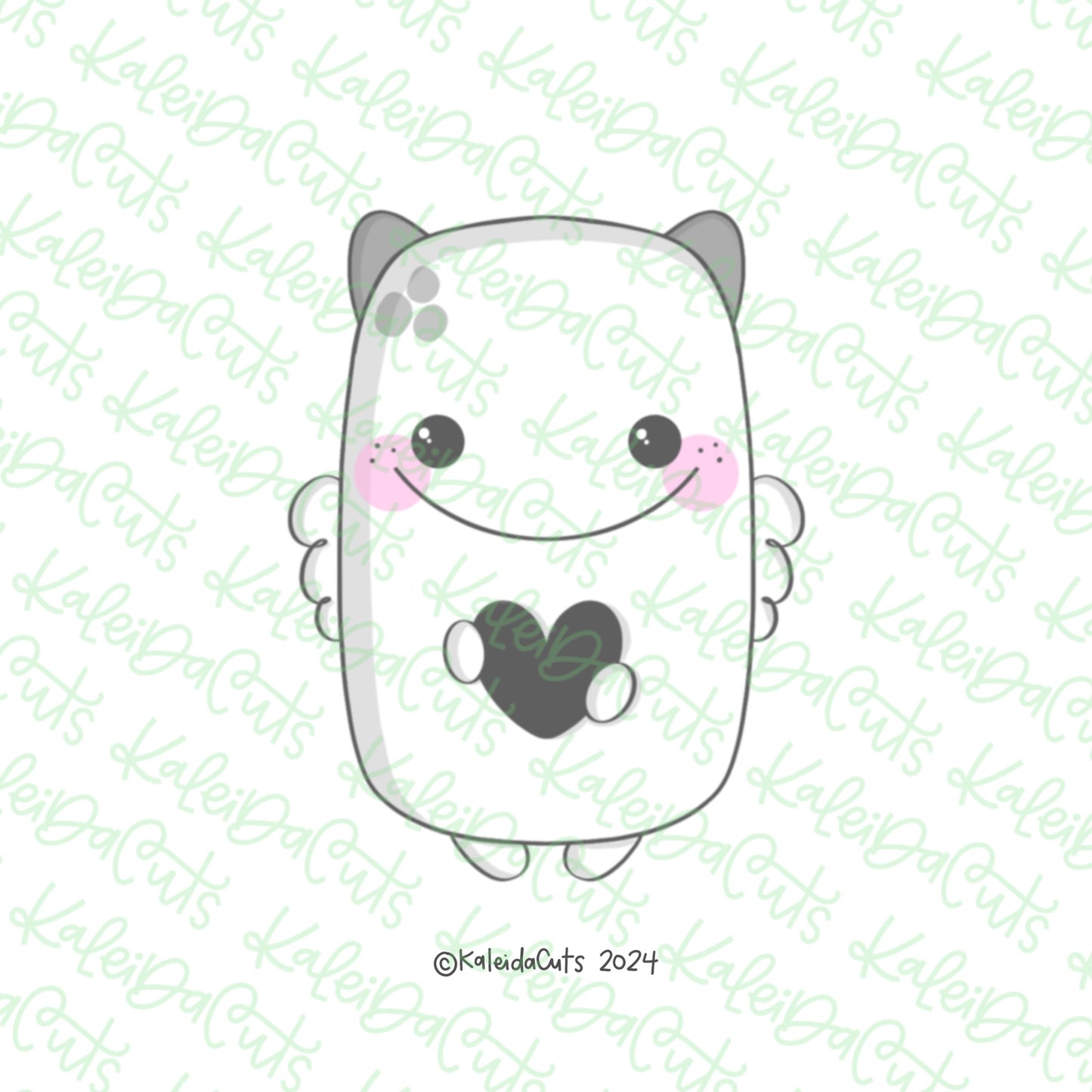 Valentine Monster 2 Cookie Cutter