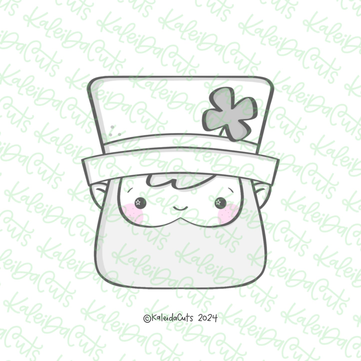 Square Leprechaun Cookie Cutter