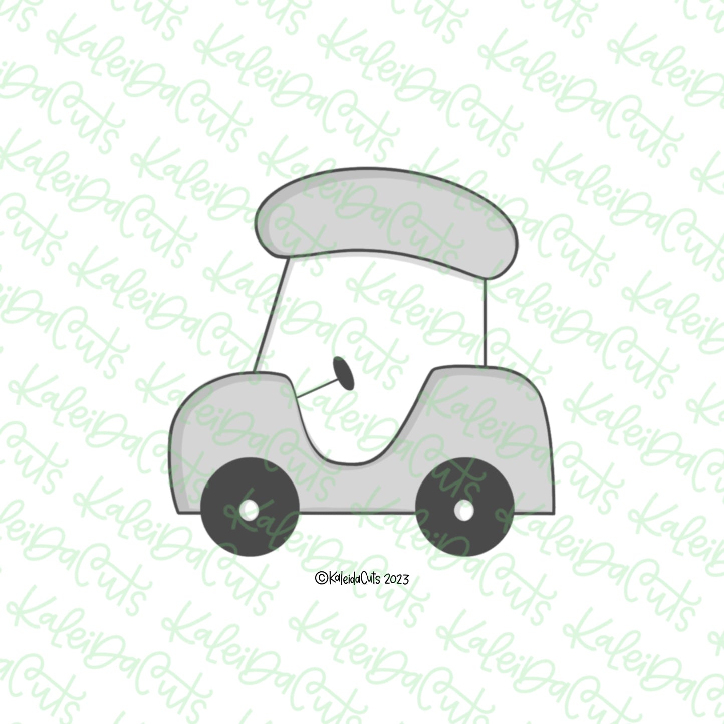 Golf Cart Cookie Cutter