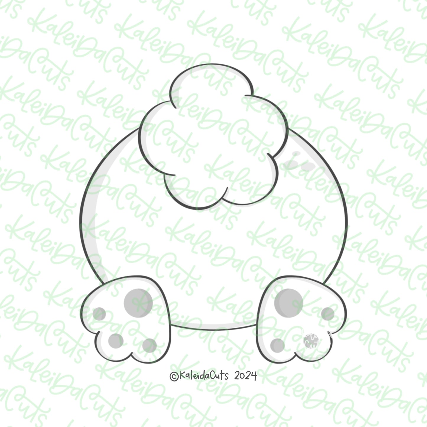 Bunny Butt Cookie Cutter