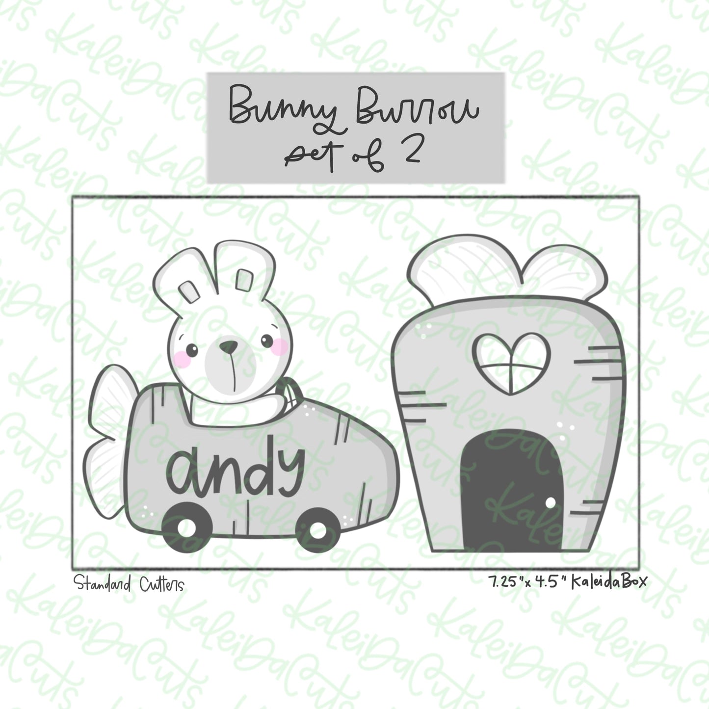 Bunny Burrow Cookie Cutter Set of 2