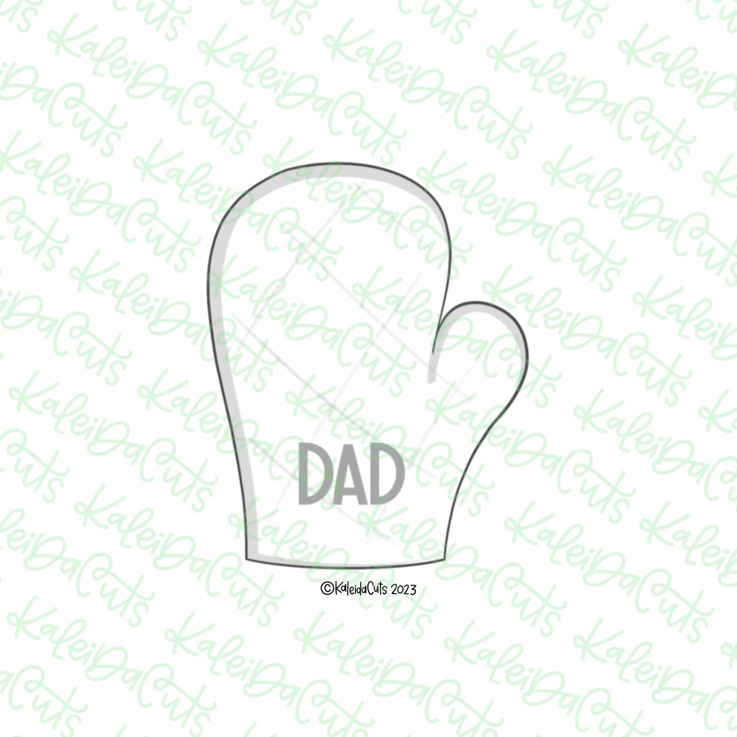 Grill Mitt Cookie Cutter