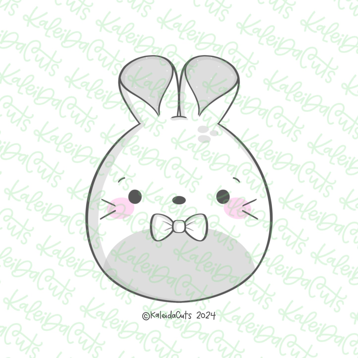 Bunny Plush 2 Cookie Cutter