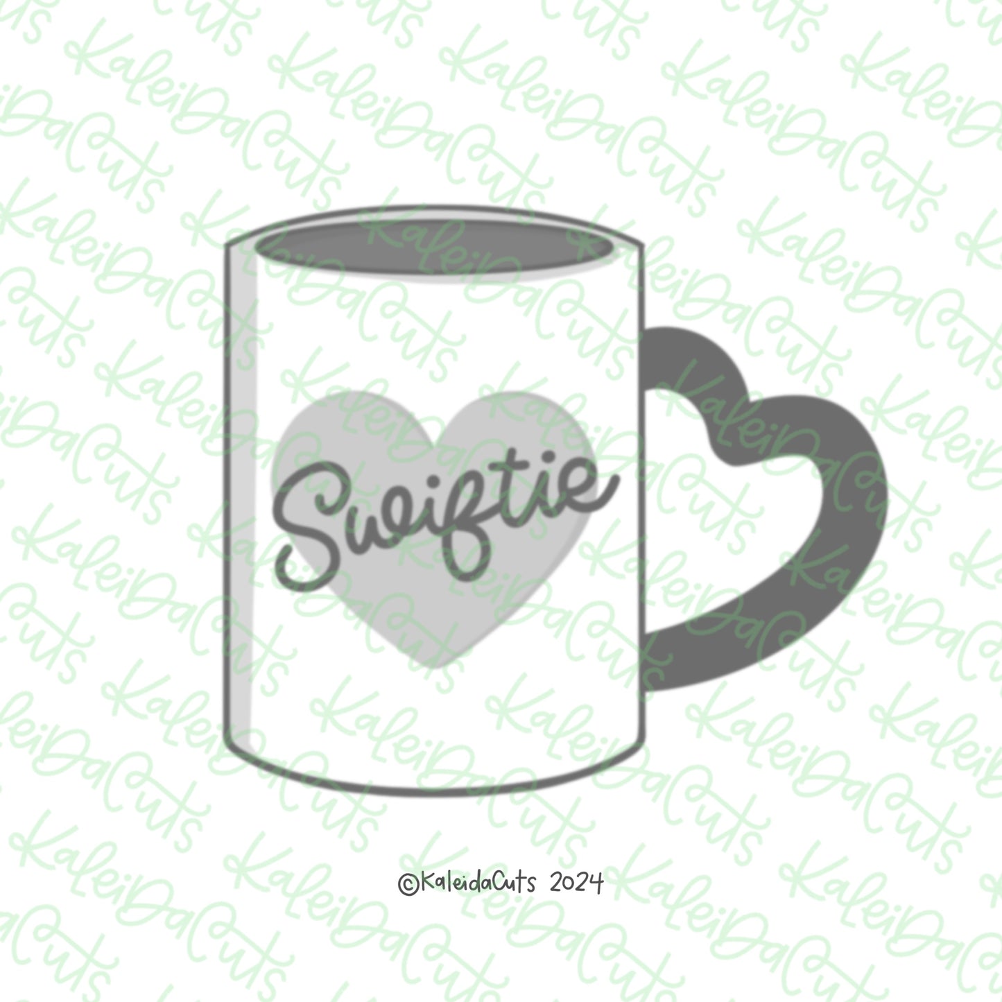Heart Handle Coffee Mug Cookie Cutter