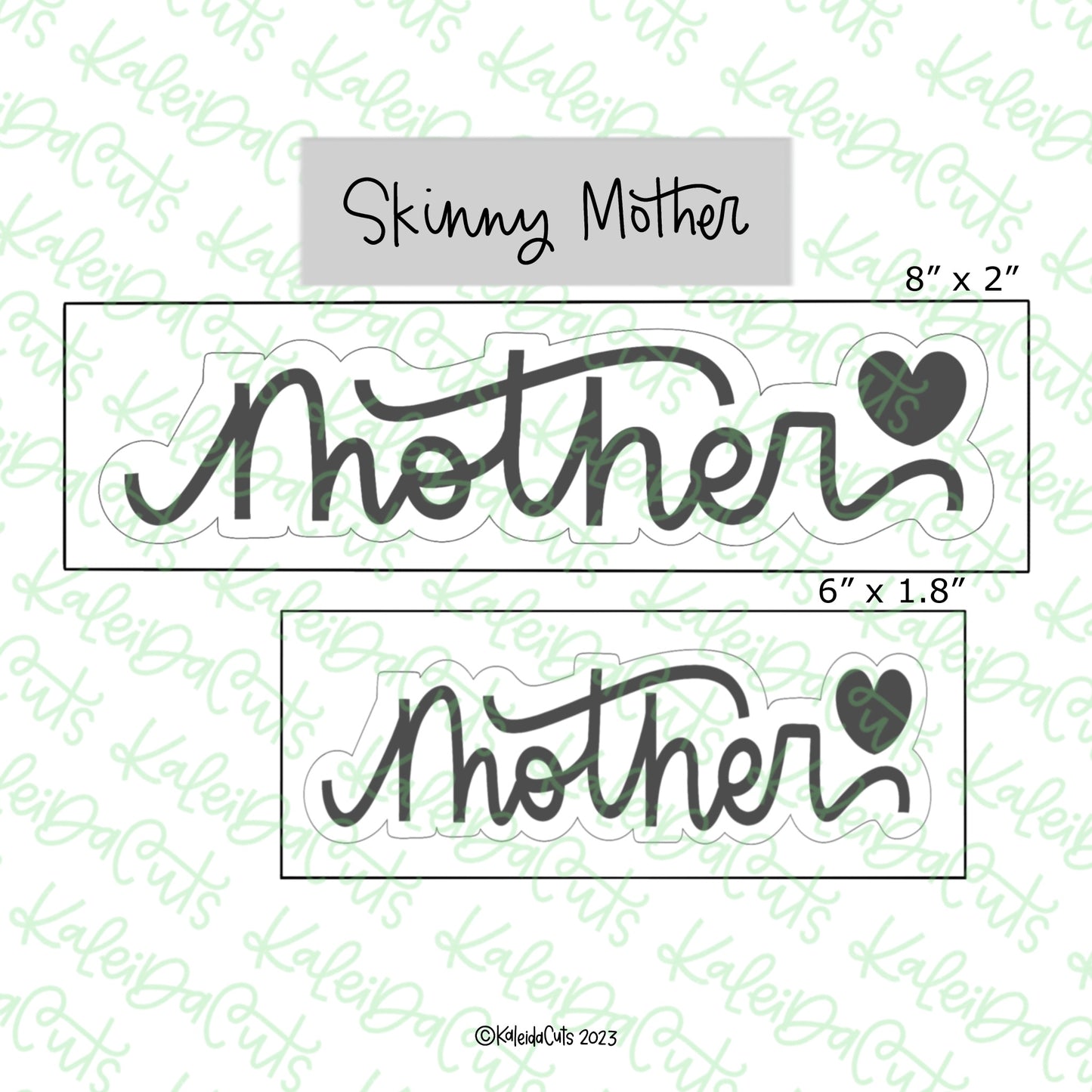 Skinny Mother Cookie Cutter