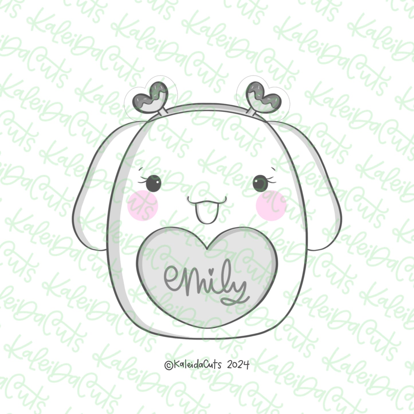 Girly Cinna Plush Cookie Cutter