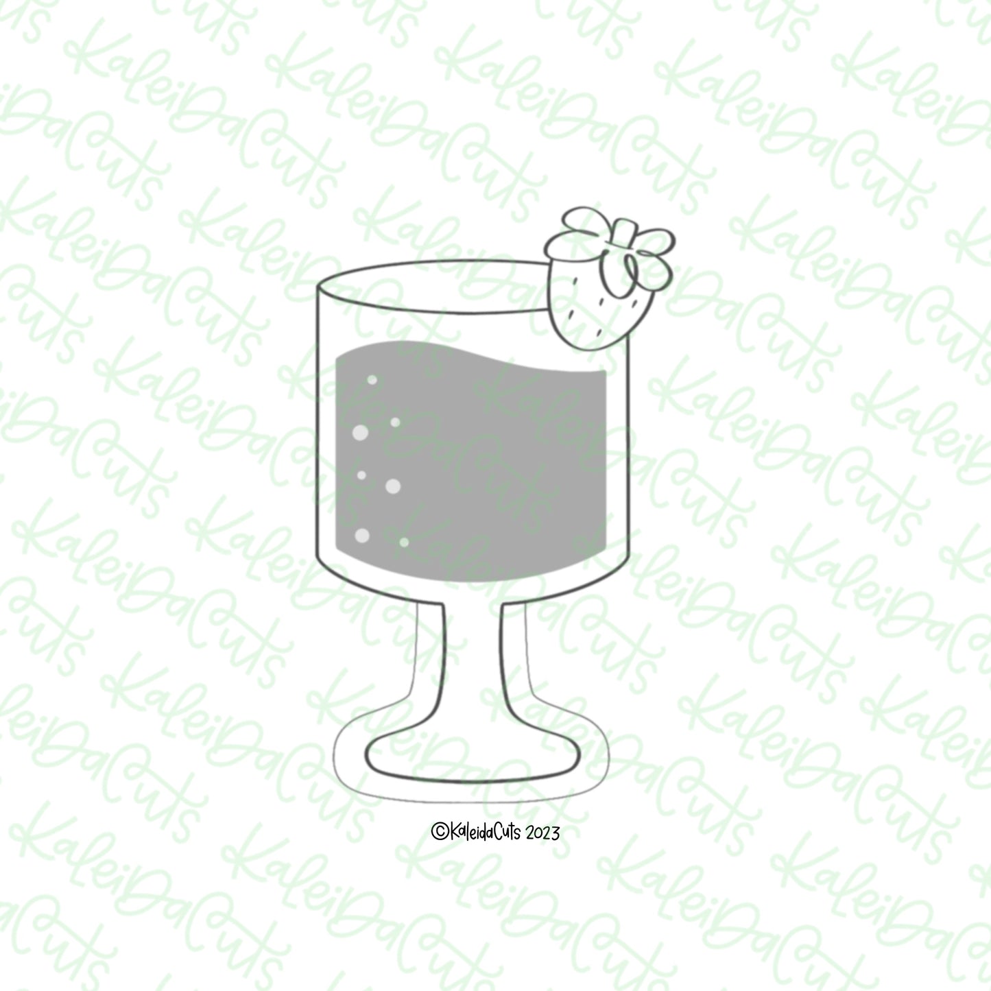 Mimosa Glass Cookie Cutter