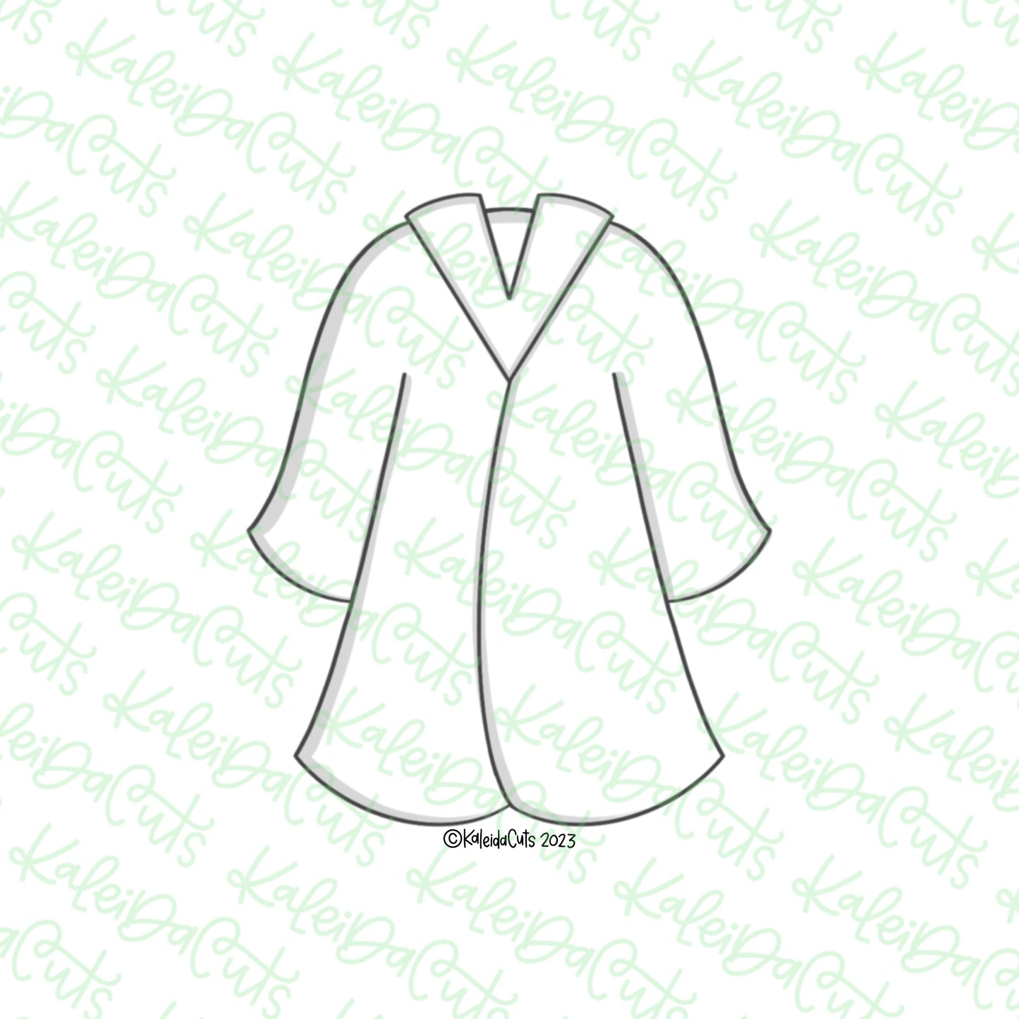 2023 Grad Gown Cookie Cutter