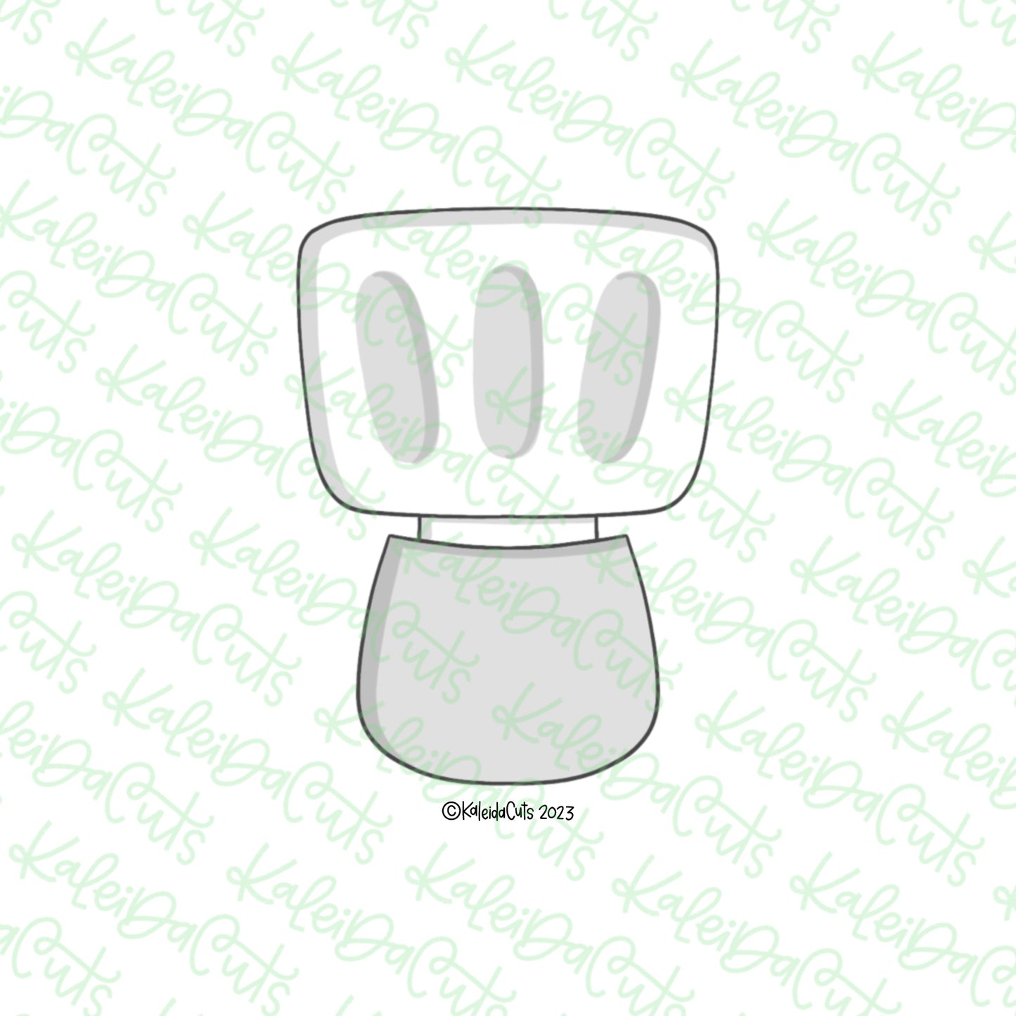 Grilling Spatula Cookie Cutter