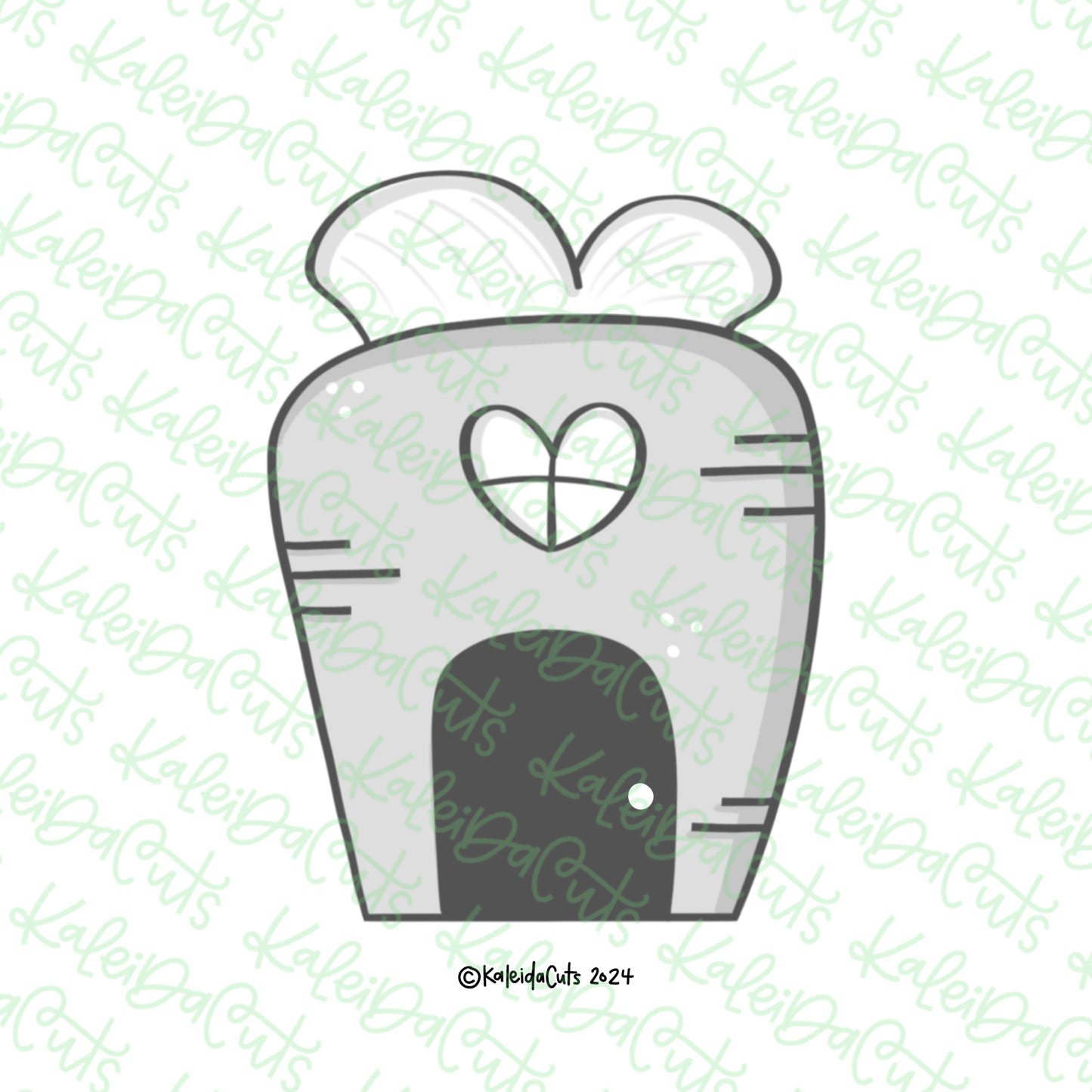 Carrot House Cookie Cutter