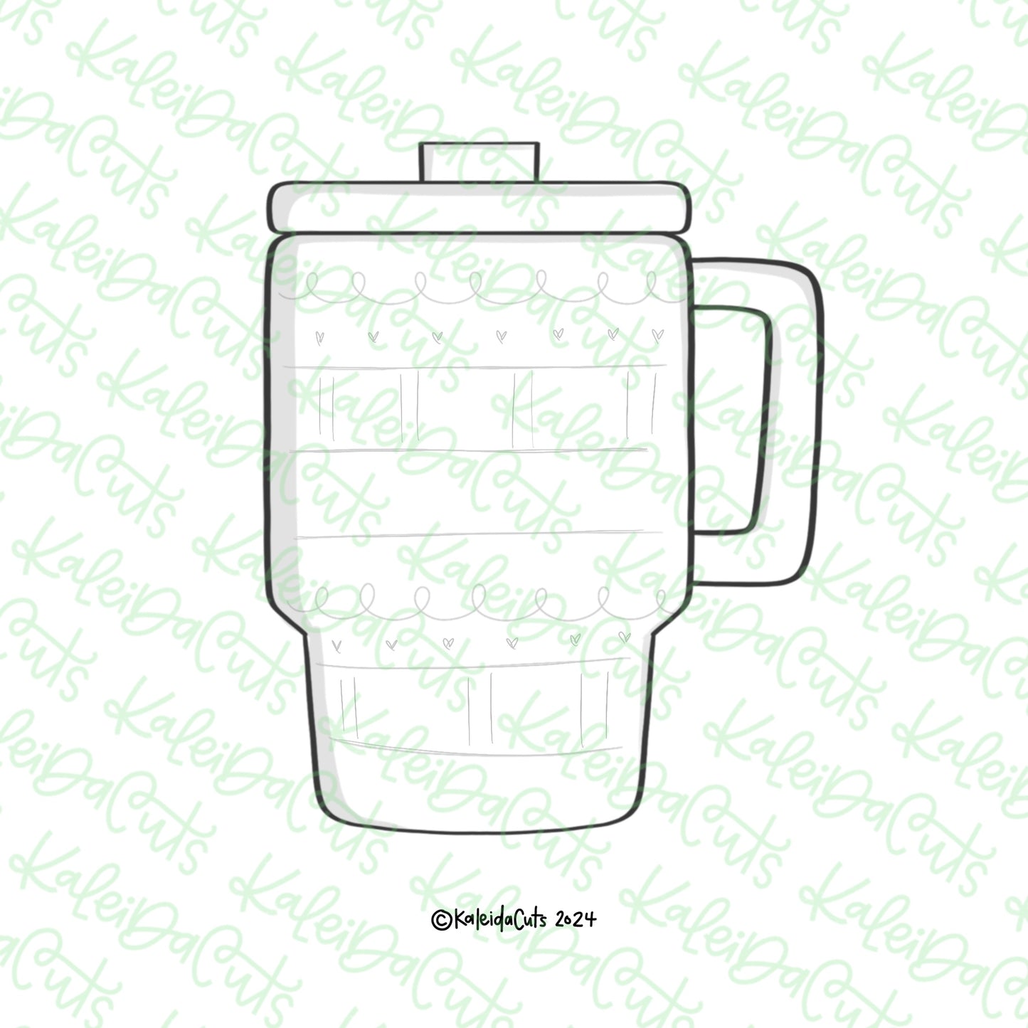 Bubbly Tumbler Cookie Cutter