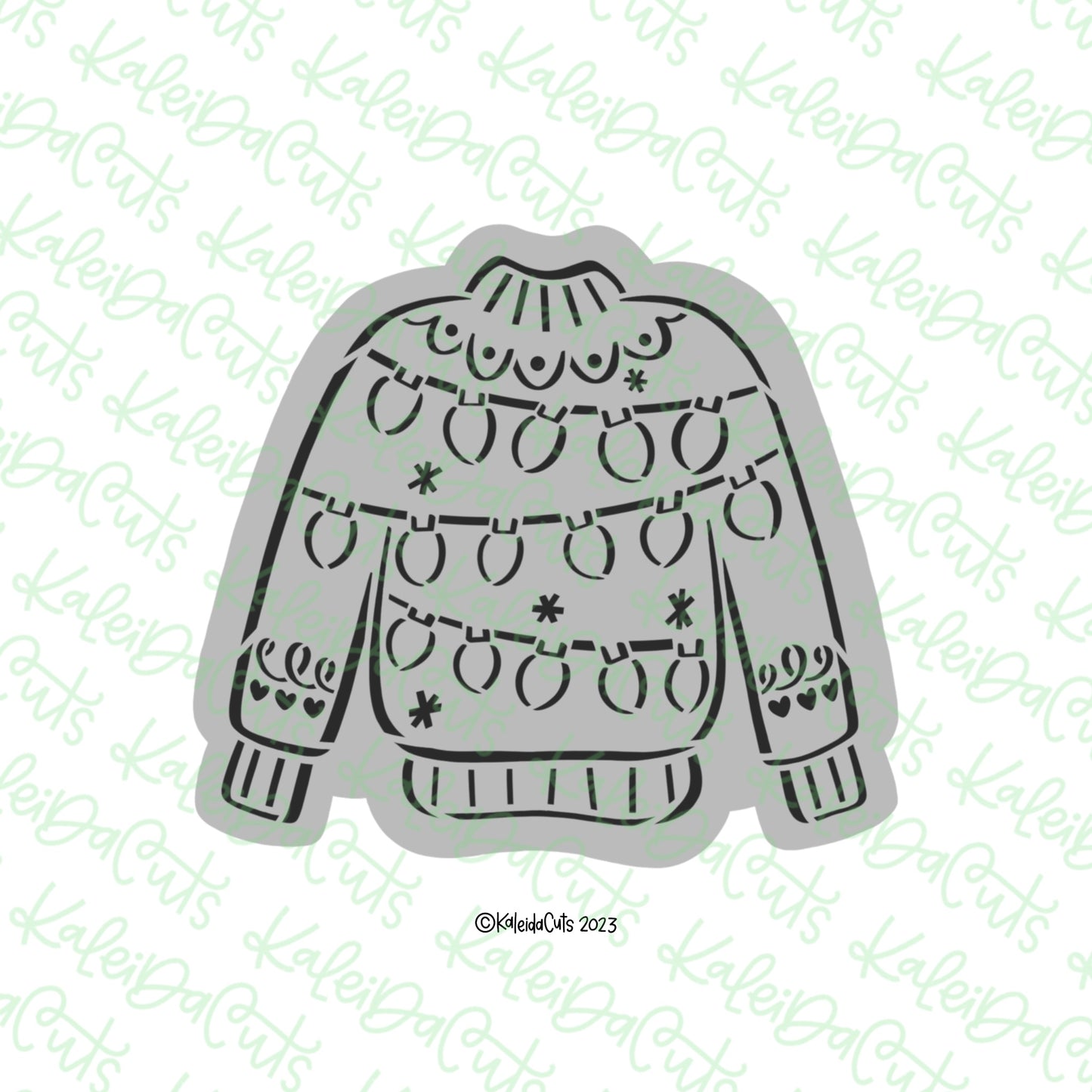 PYO Ugly Sweater Cookie Cutter