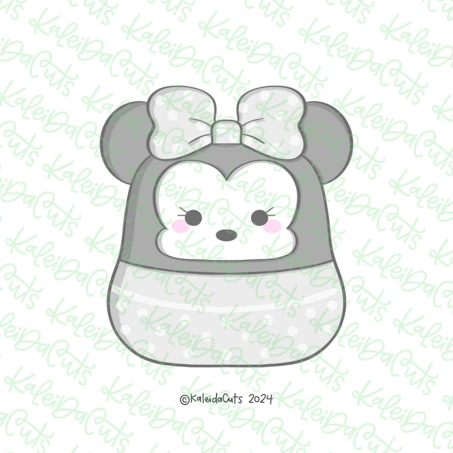 Girly Mouse Plush Cookie Cutter