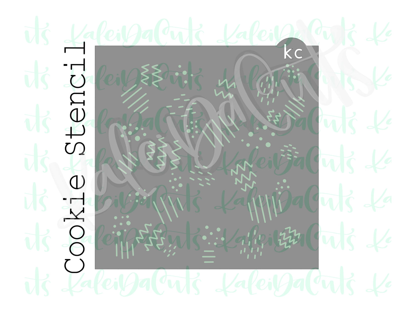 Easter Egg Pattern - 2 Part Stencil Pack