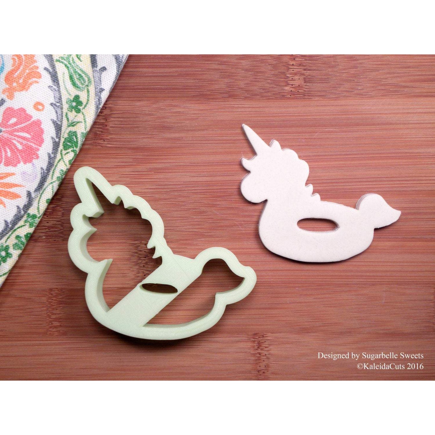 Sugarbelle Sweets Unicorn Pool Float Cookie Cutter