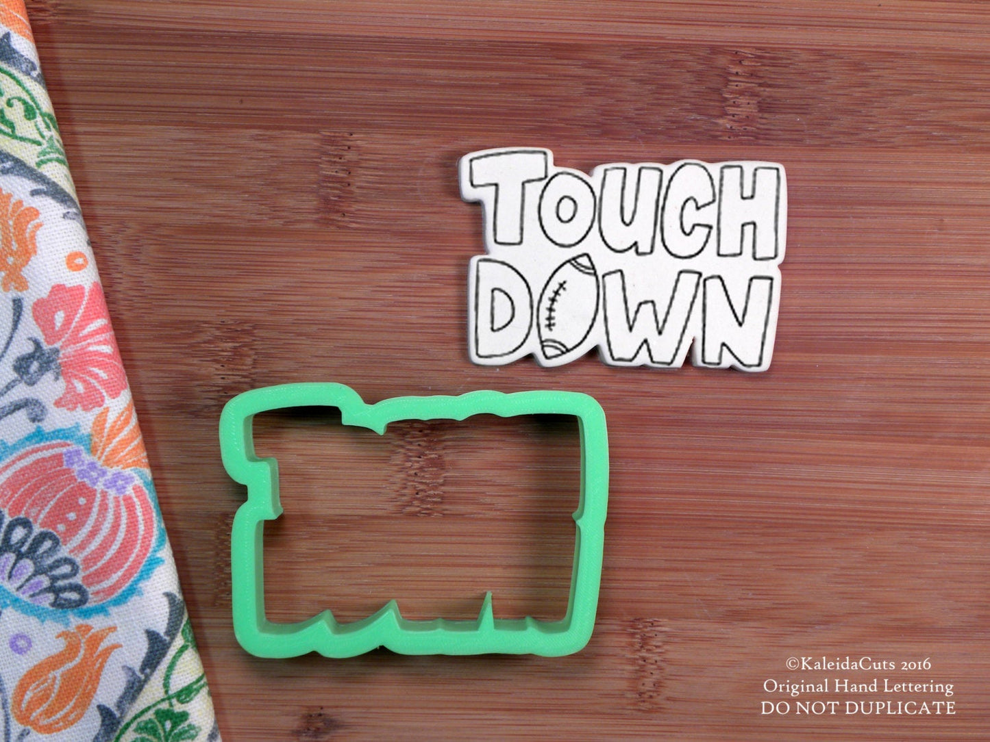 Touch Down Cookie Cutter