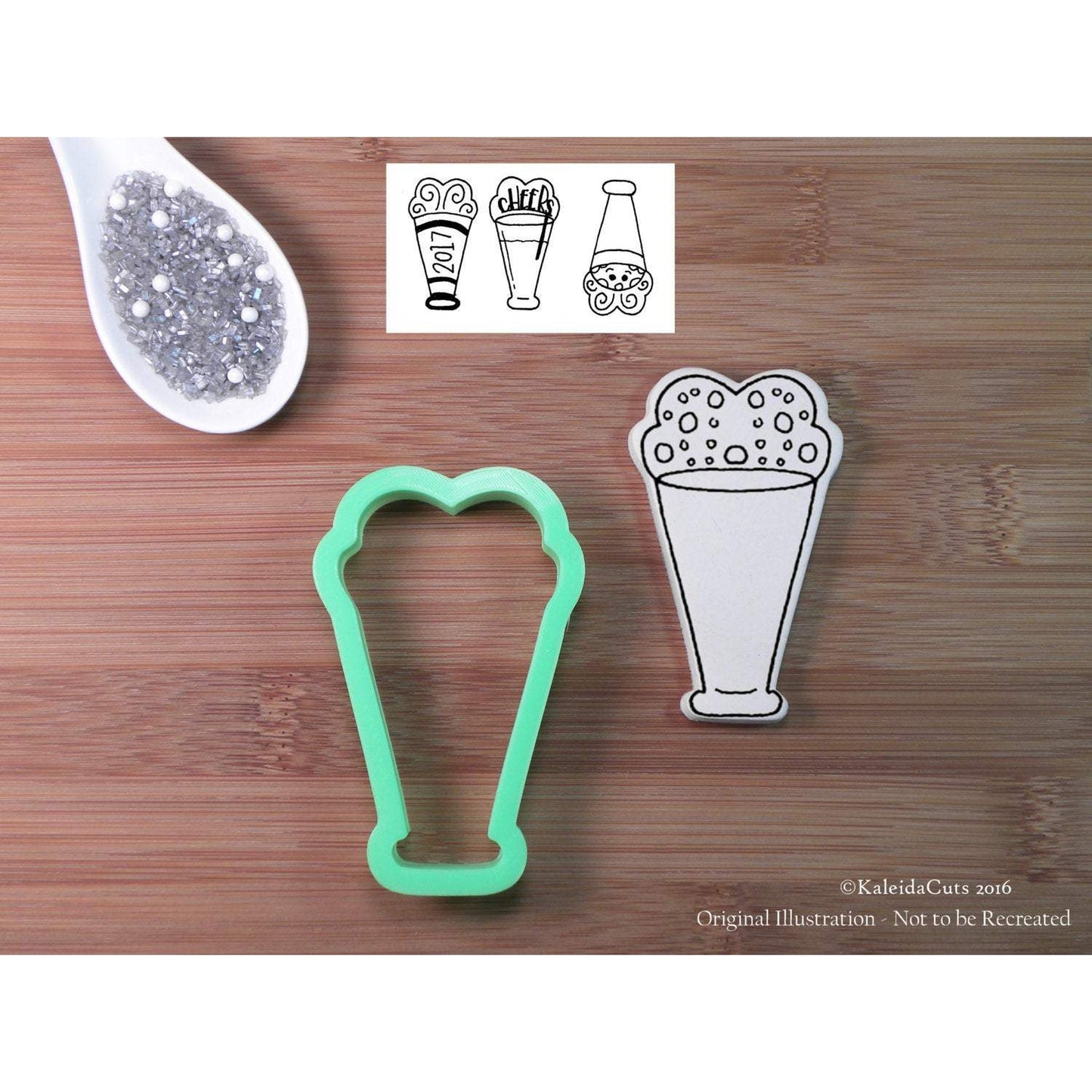 Bubbly Glass Cookie Cutter