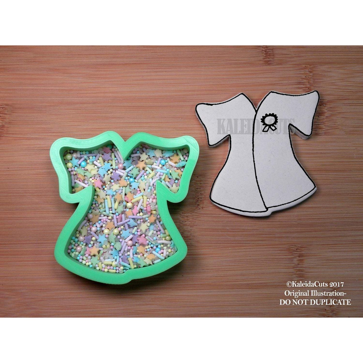 Grad Gown Cookie Cutter