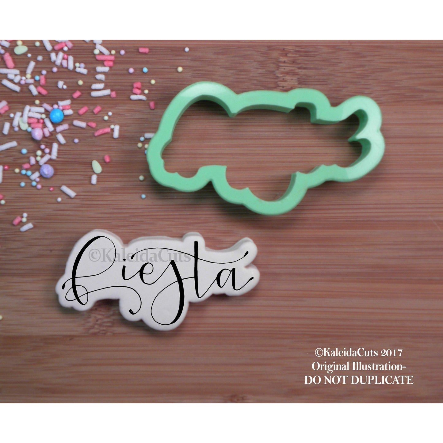 Fiesta Lettering Cookie Cutter