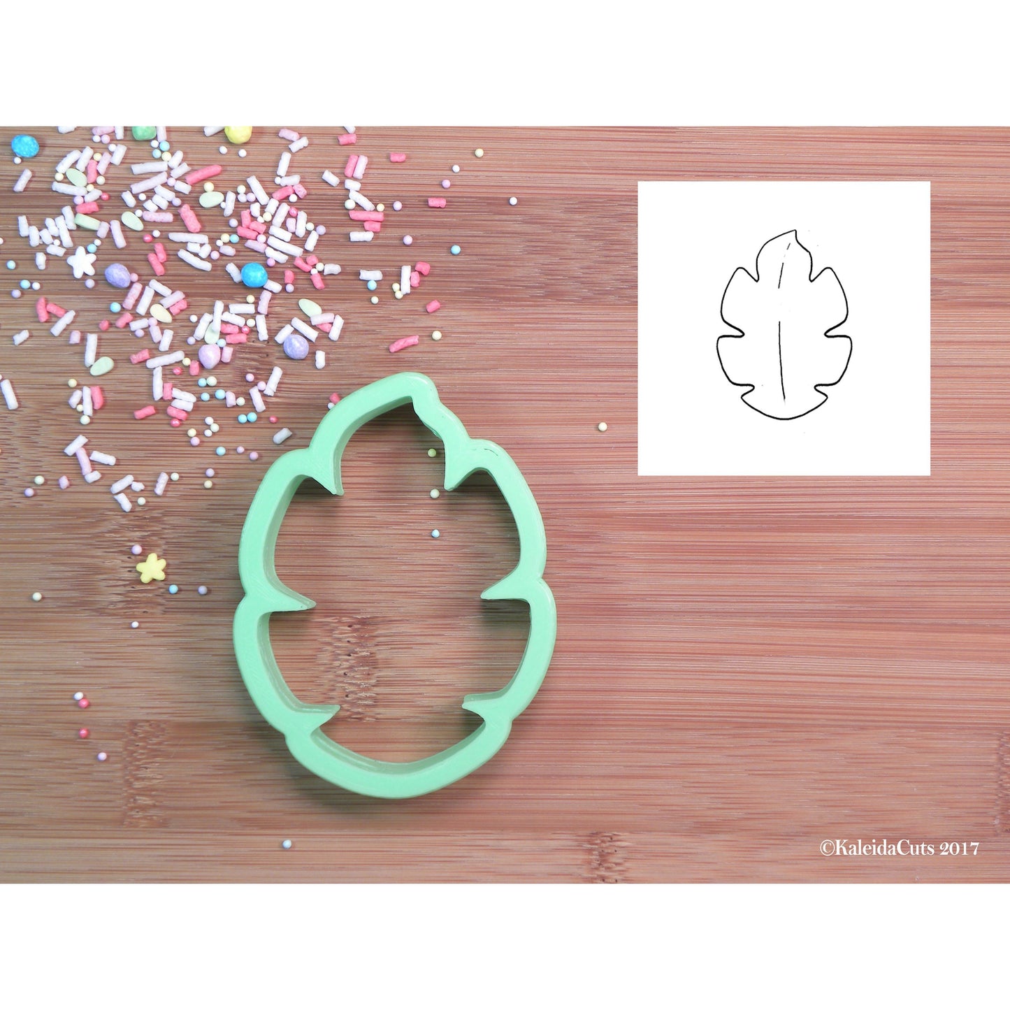 Tropical Leaf Cookie Cutter