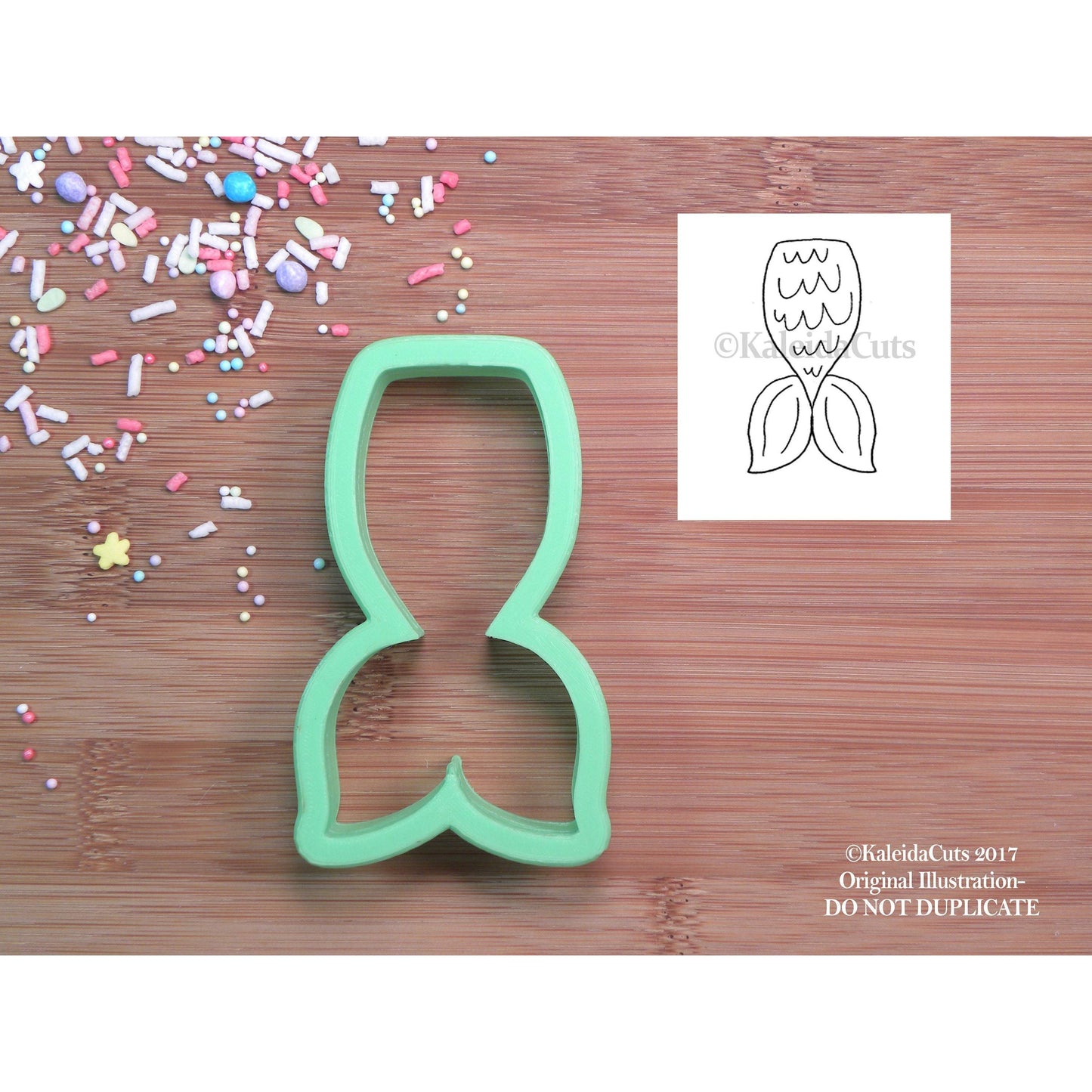 Mermaid Tail 2 Cookie Cutter