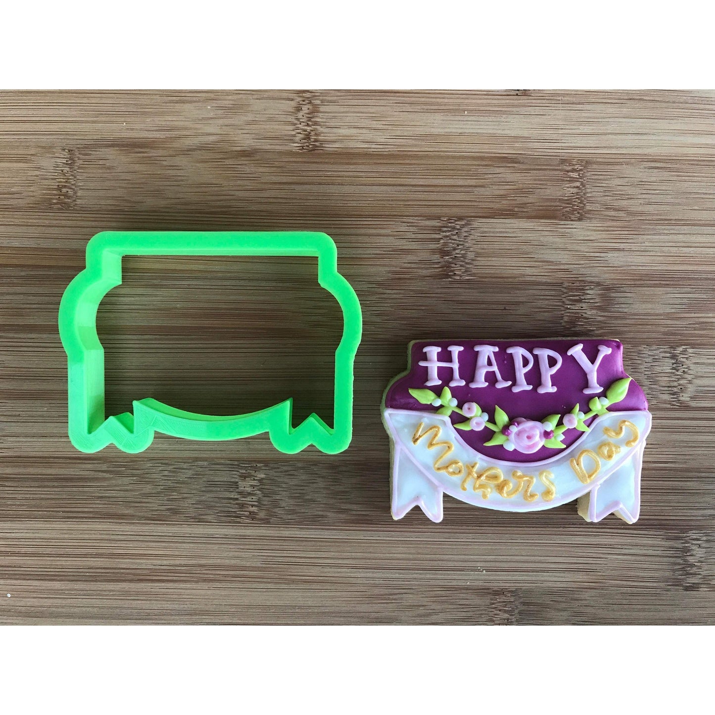 Banner Plaque Cookie Cutter