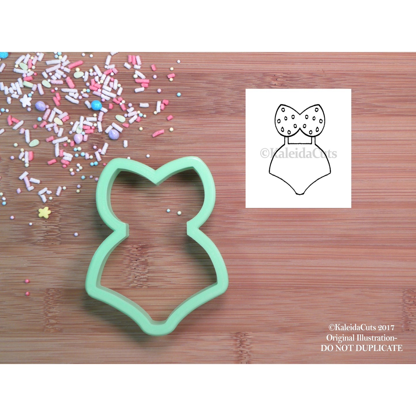 Retro Swim Suit Cookie Cutter