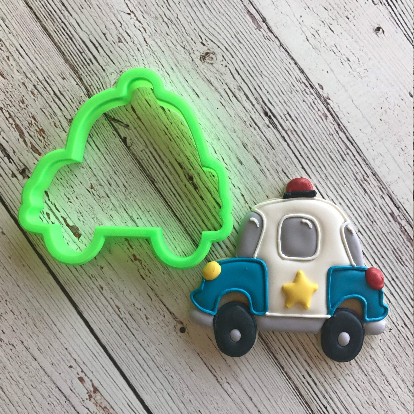 Police Car Cookie Cutter
