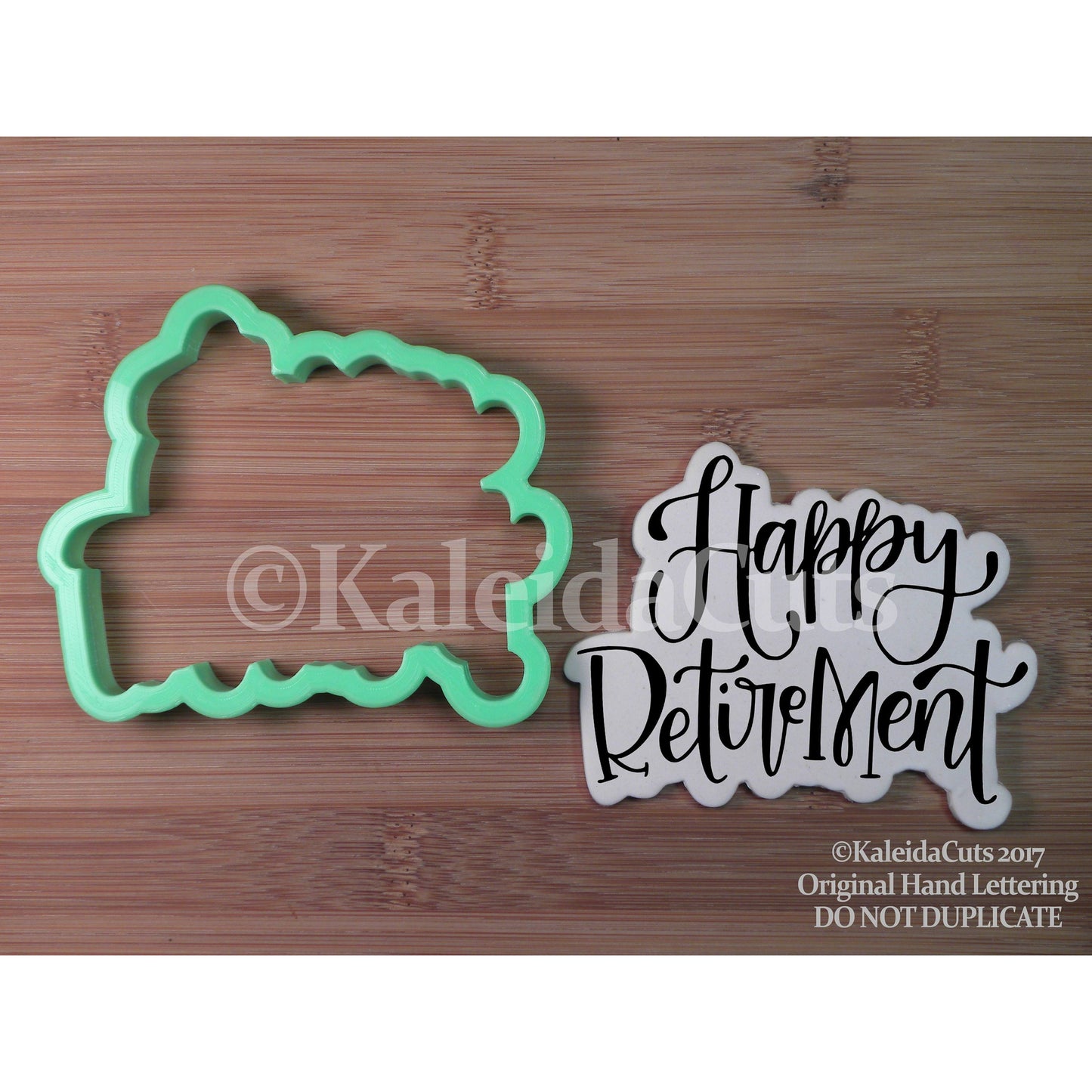 Happy Retirement Cookie Cutter