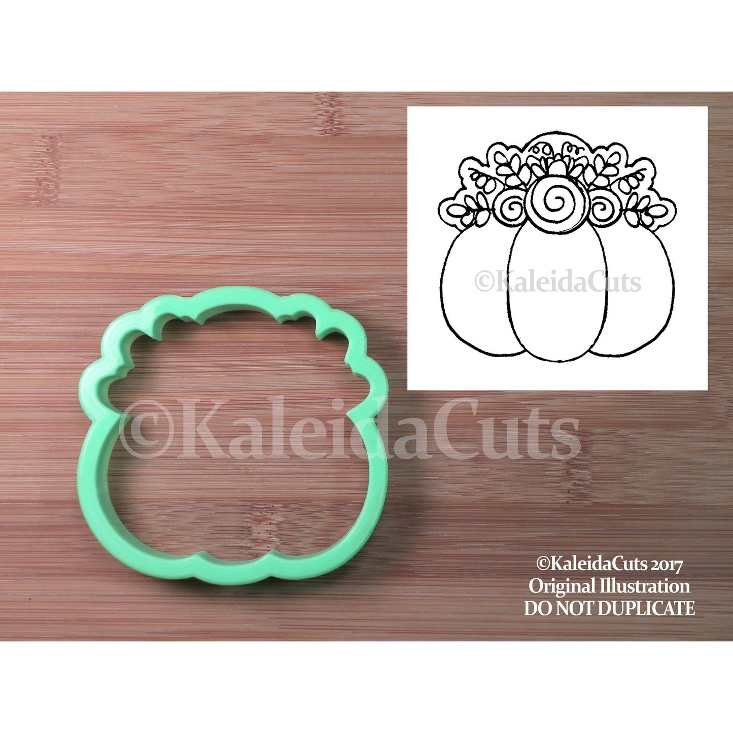 Floral Pumpkin Cookie Cutter