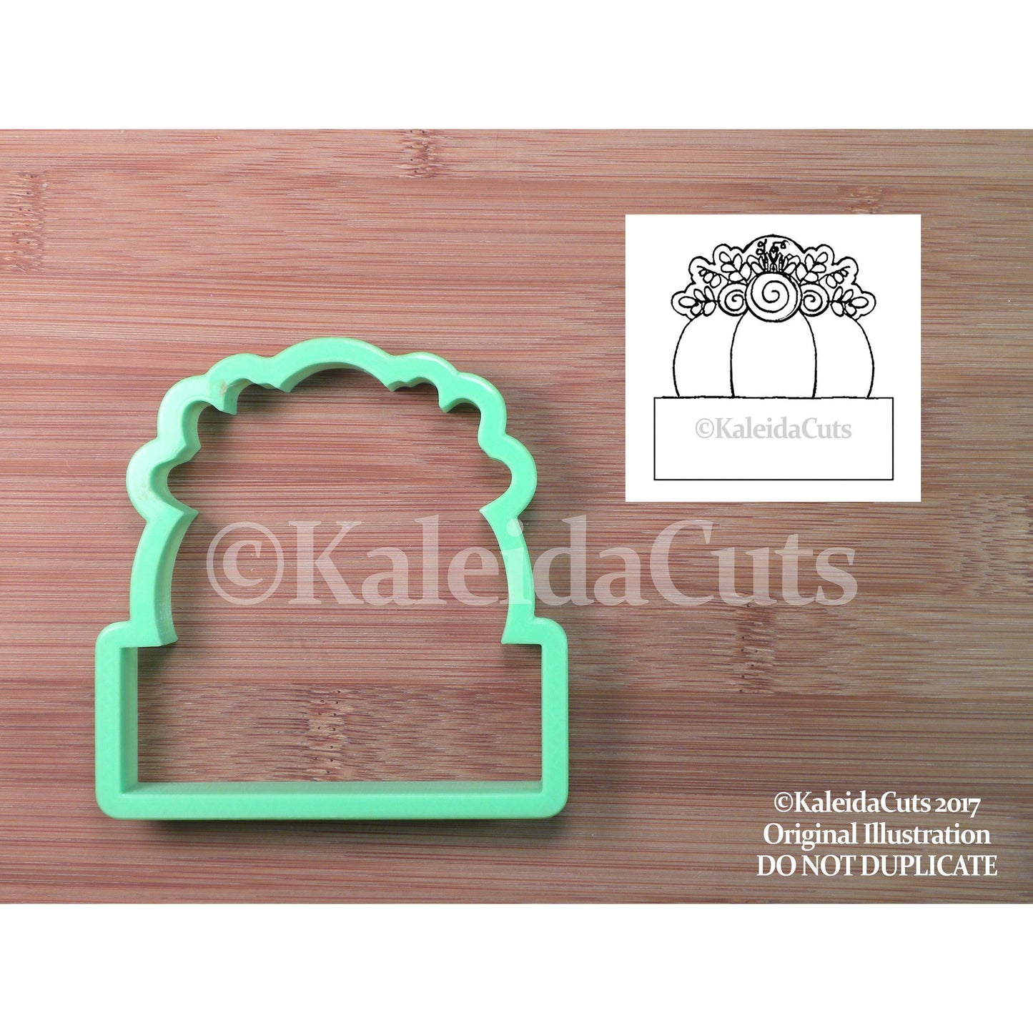 Floral Pumpkin Plaque Cookie Cutter