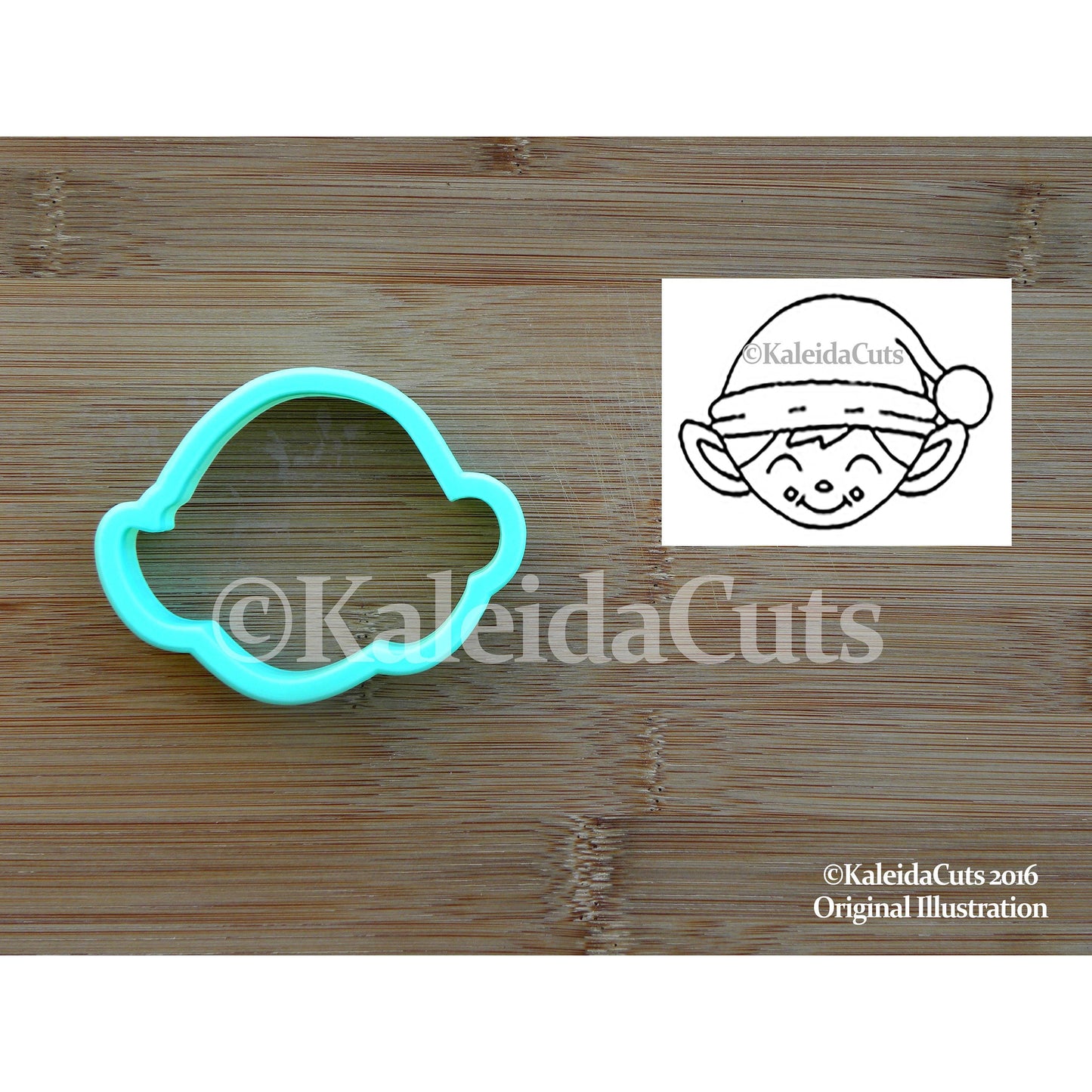 Elf Boy Face Cookie Cutter
