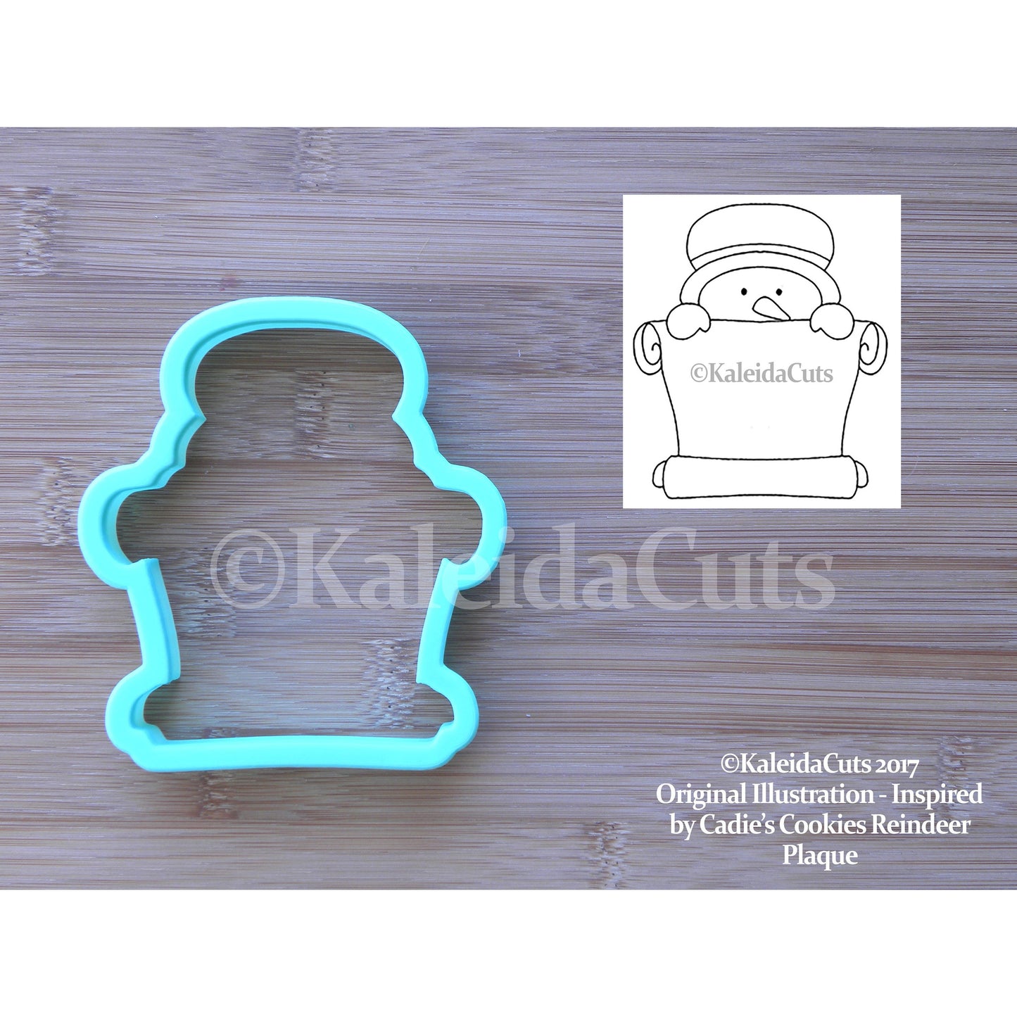 Snowman Banner Cookie Cutter