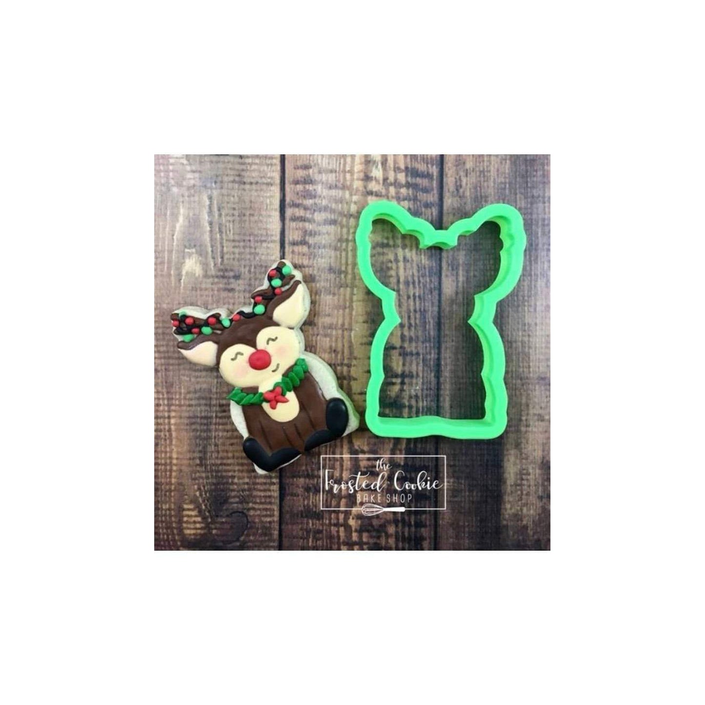 Festive French Bulldog VIP Cookie Cutter