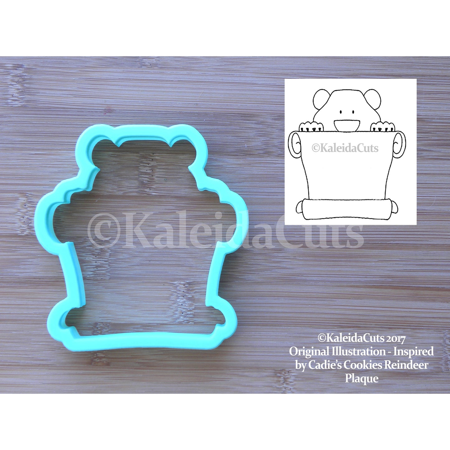 Bear Banner Cookie Cutter